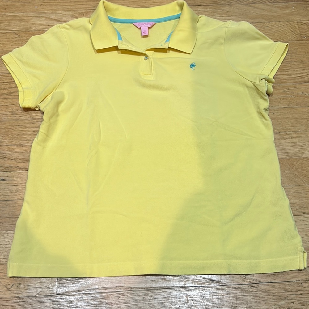 Lilly Pulitzer Size XL fitted polo women’s shirt Golf
